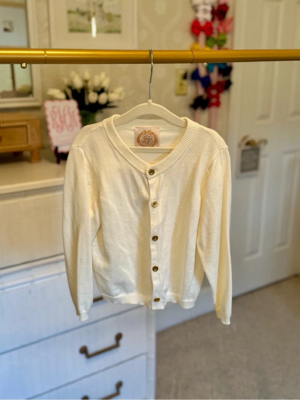 The Beaufort Bonnet Company Cream Cardigan